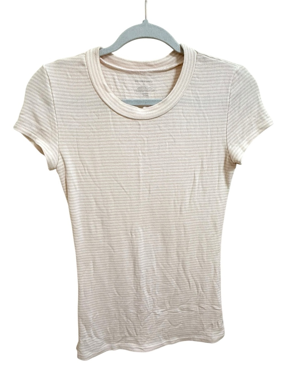 Summersalt striped vneck tshirt size medium